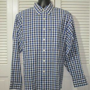 Brooks Brothers 346 Blue Check L/S Shirt Men's L